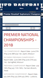 Mobile Screenshot of premierbaseball.net